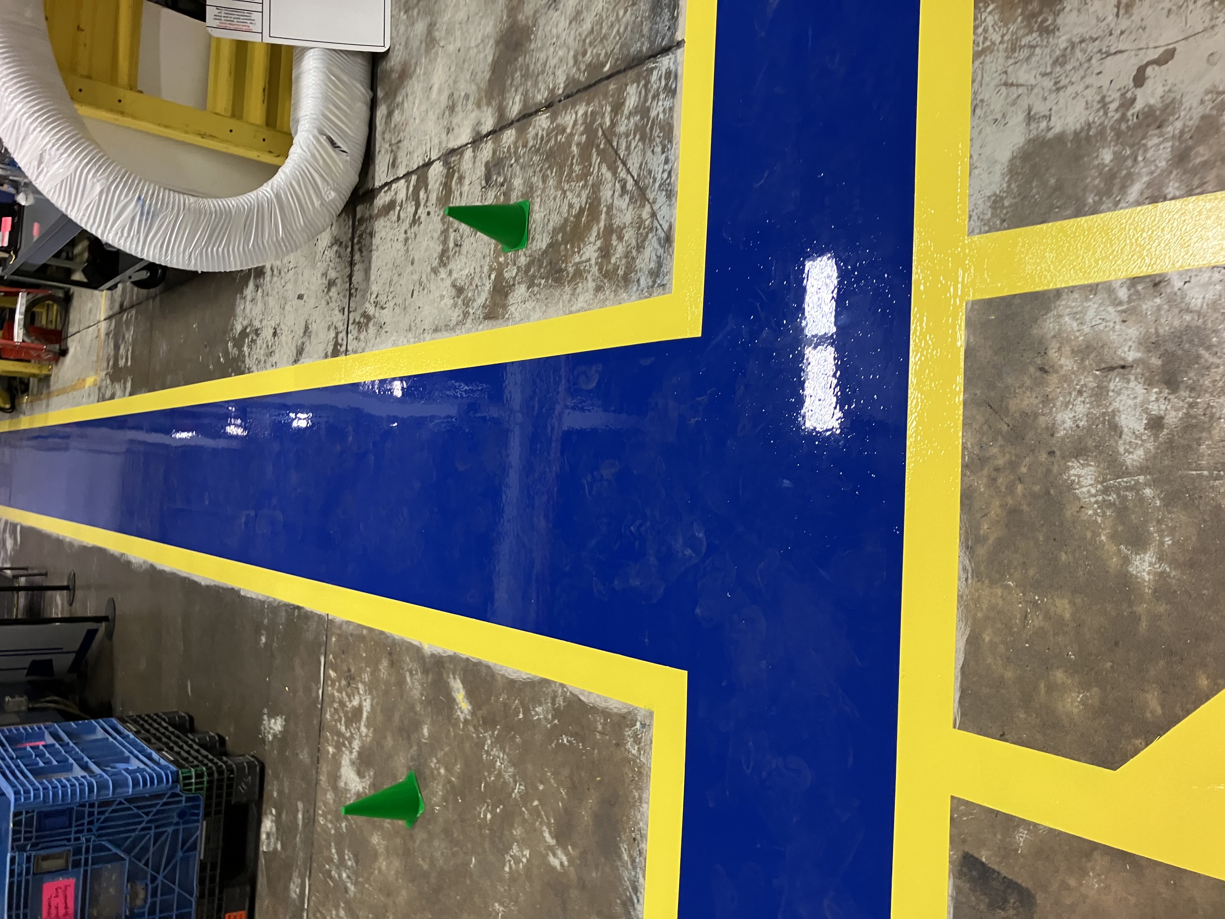 Factory Floor Epoxy Intersection