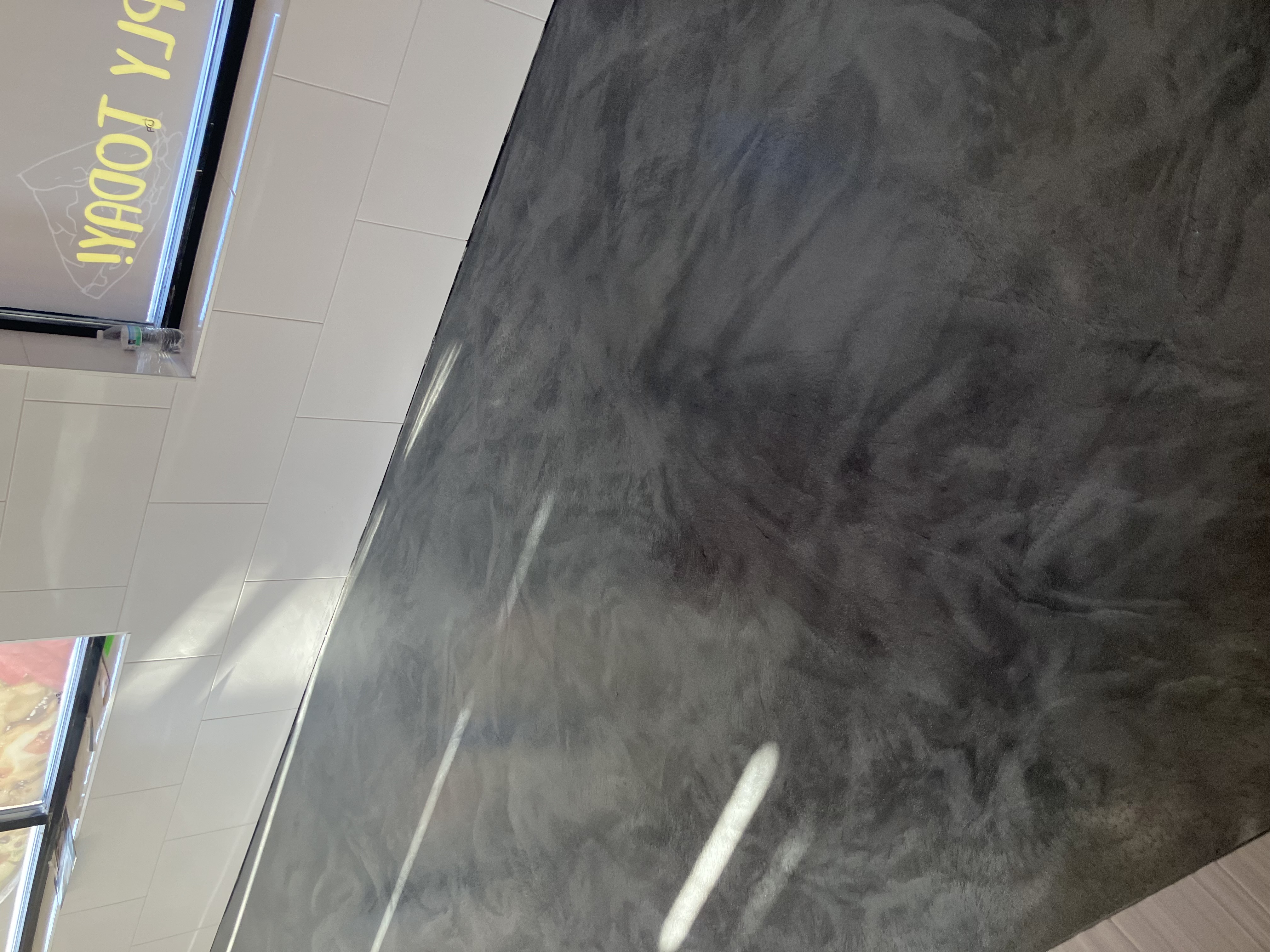 Restaurant Metallic Epoxy Detail