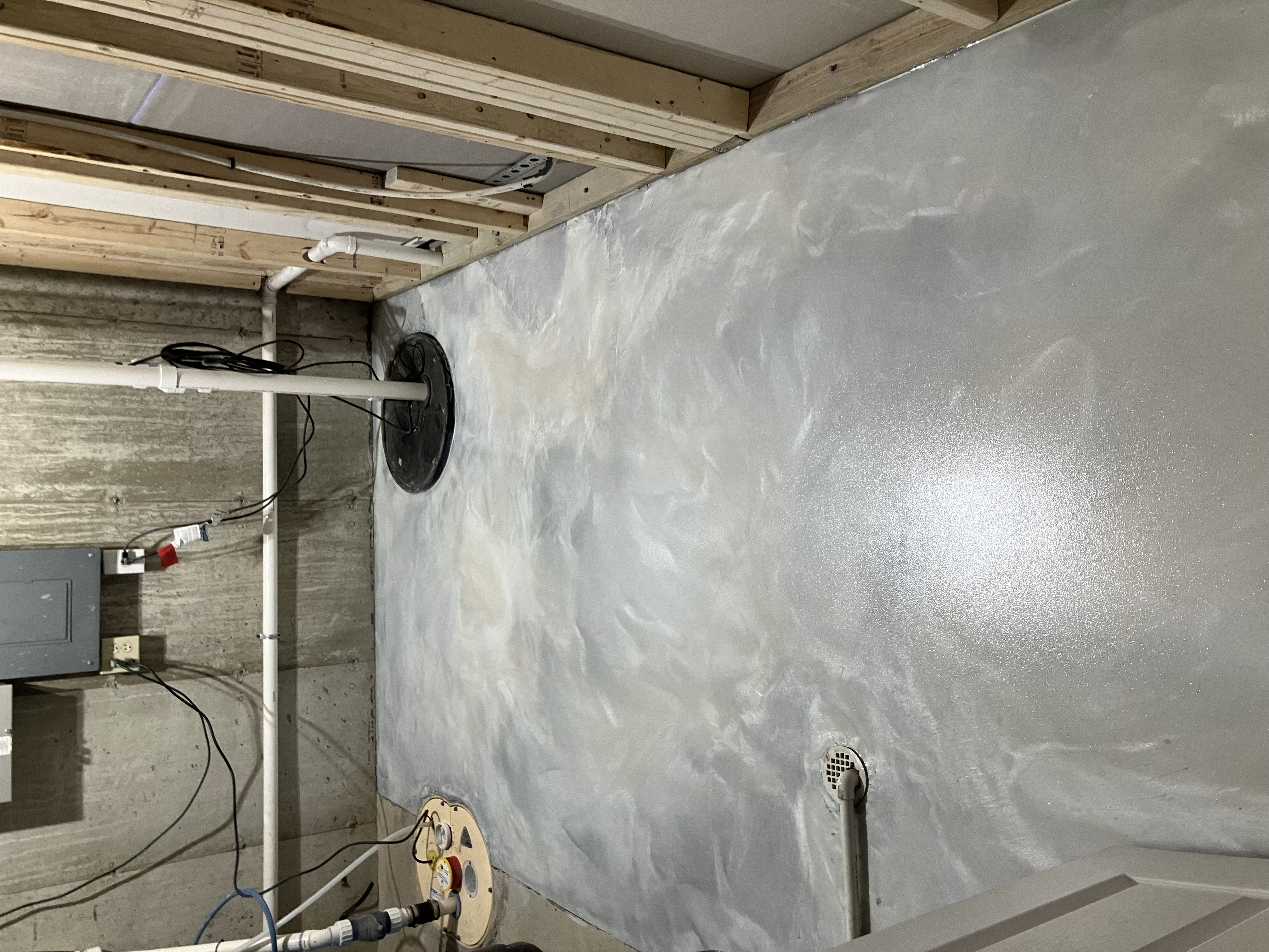 Residential epoxy floor coating by Ascend Coatings Wilmington NC