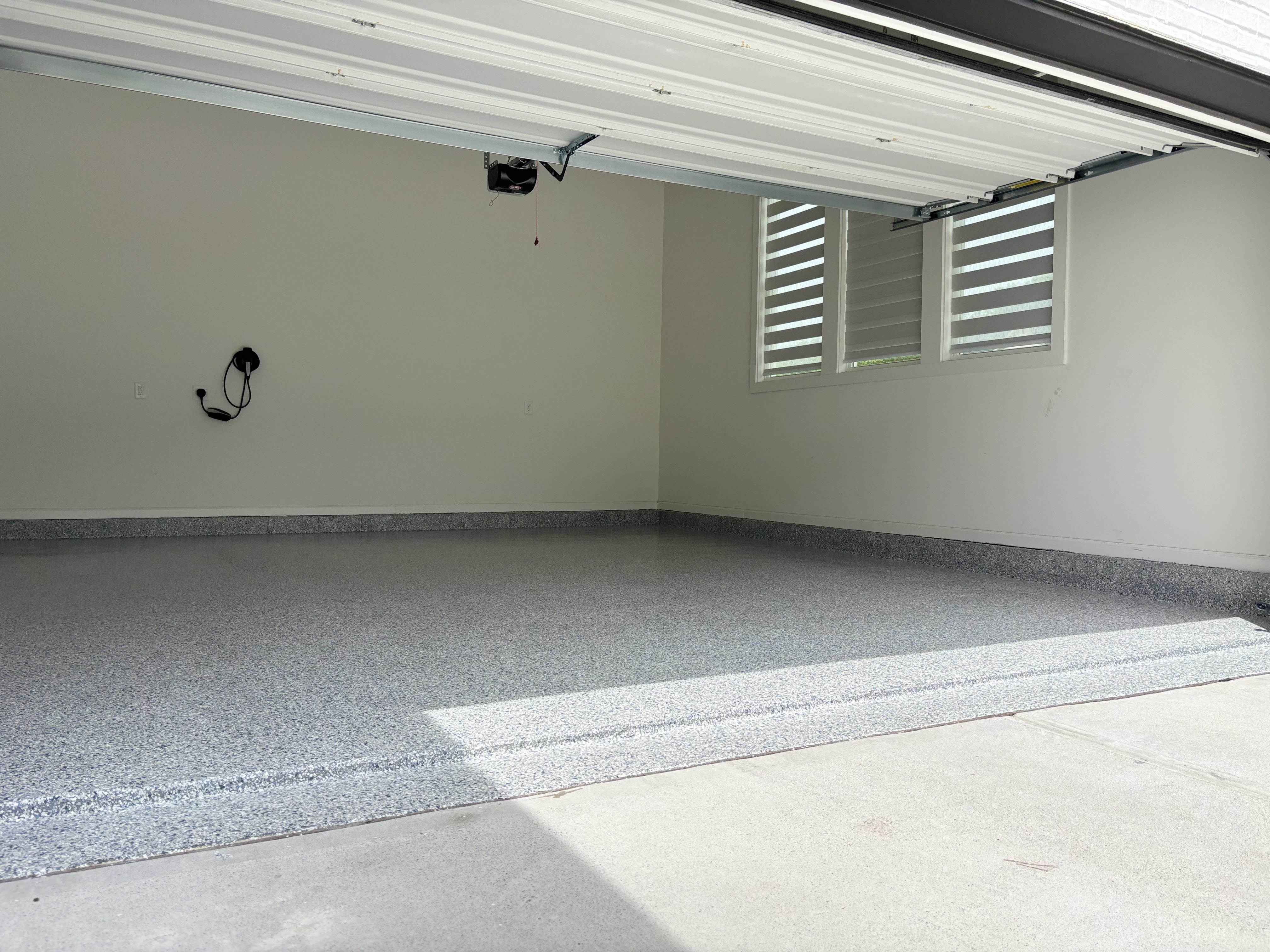 Residential epoxy floor coating by Ascend Coatings Wilmington NC