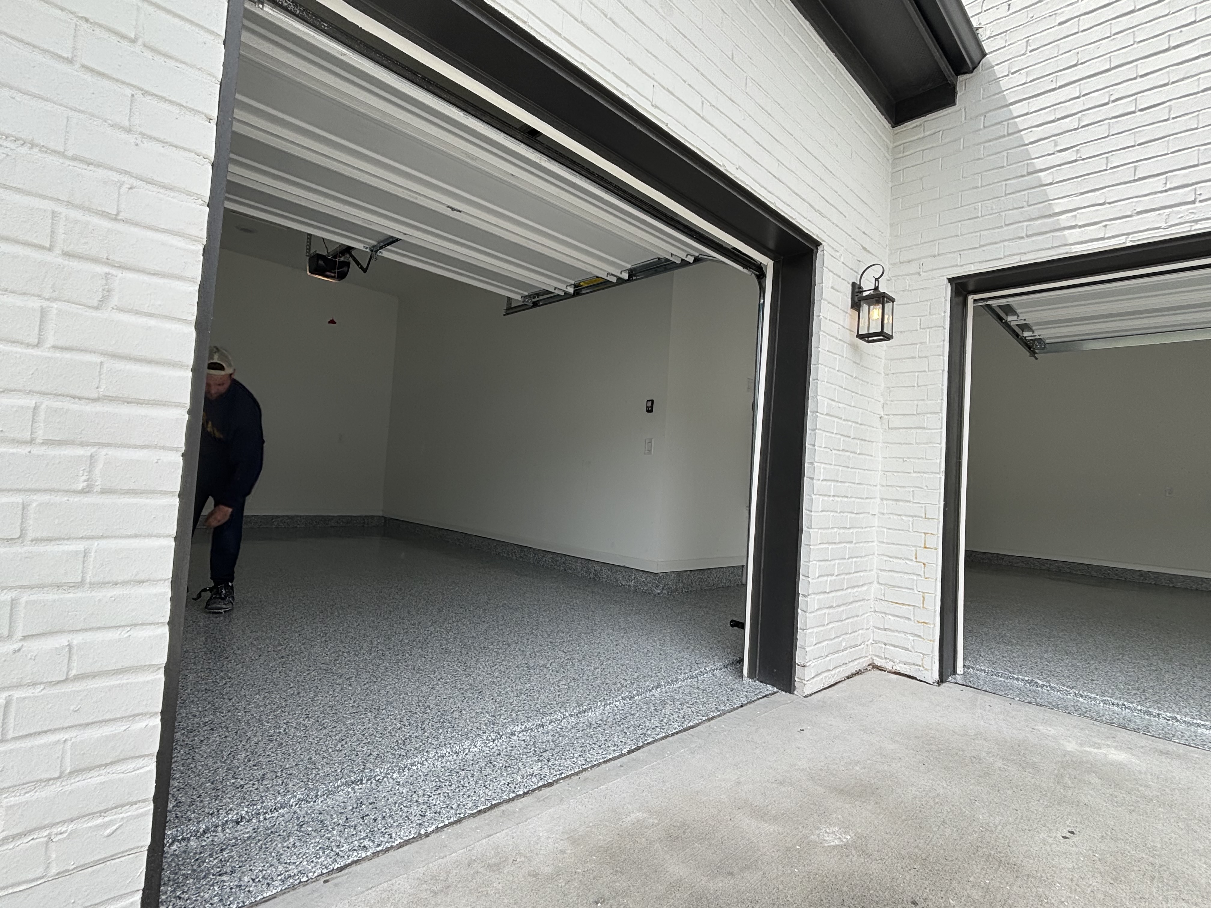 Residential epoxy floor coating by Ascend Coatings Wilmington NC