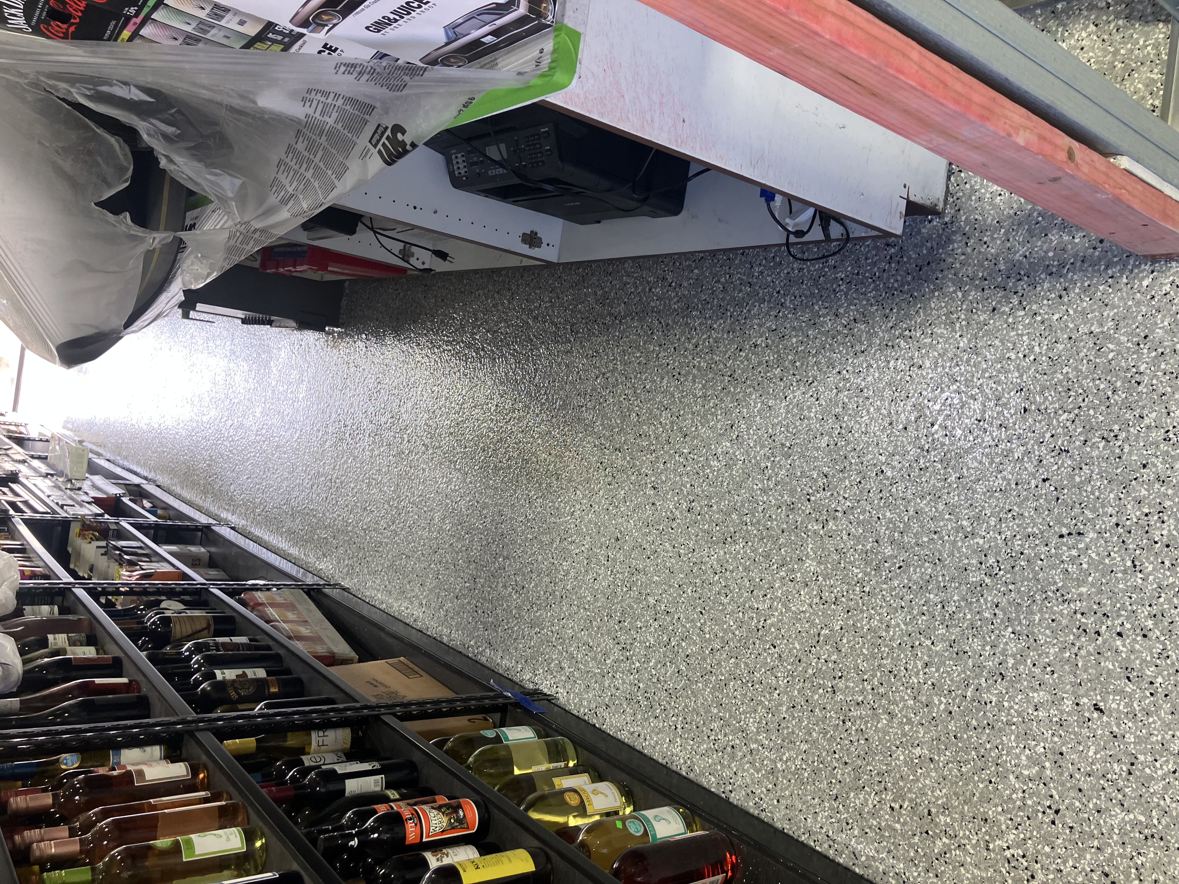 Liquor Store Commercial Flake Epoxy