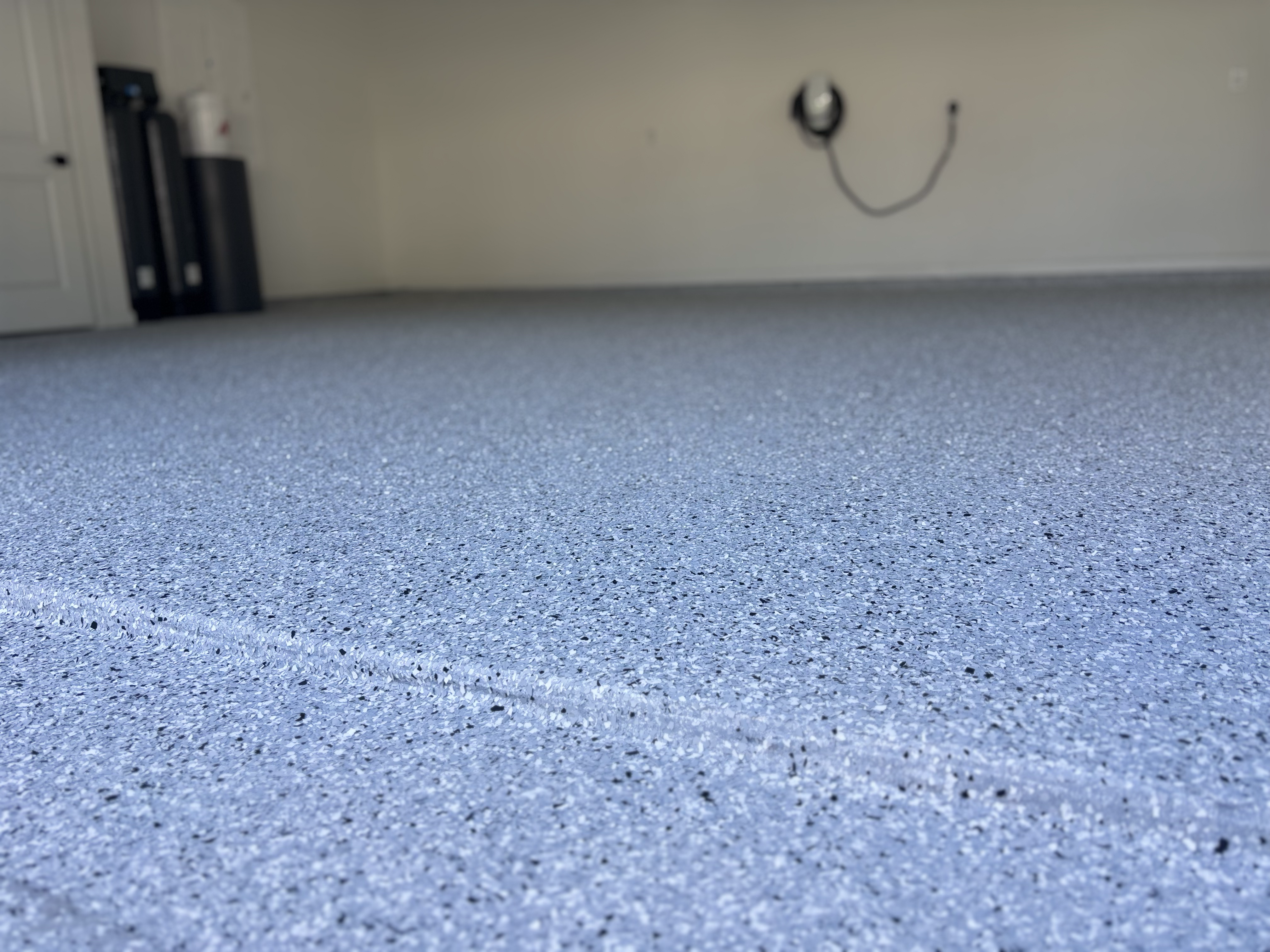 Residential epoxy floor coating by Ascend Coatings Wilmington NC